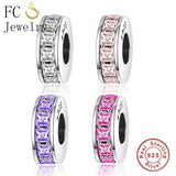 925 Silver Austrian Spacer Charm Beads for Women