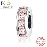 925 Silver Austrian Spacer Charm Beads for Women