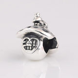 S925 Silver Frog & Mushroom Bead Charm for Bracelet