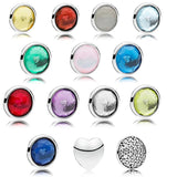 12 Month Birthstone Petites Charm Bead for Locket Necklaces