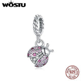 925 Silver Butterfly Ladybug Charm Pendant for Bracelets DIY Jewelry Gift