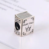 Sterling Silver Fairy Tale Book Charm Bead