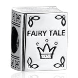 Sterling Silver Fairy Tale Book Charm Bead