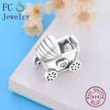 925 Silver Baby Troll Carriage Bead for Bracelet