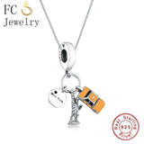 925 Sterling Silver York Enamel Beads Pendant for Bracelets