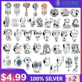 925 Silver Charm DIY Stone for Women Jewelry Making Tree of Life Bead