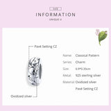 925 Silver Filigree Tree Leaves Spacer Beads for Bracelet