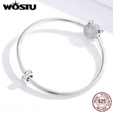 925 Silver Filigree Tree Leaves Spacer Beads for Bracelet