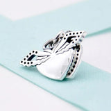Heart & Angel Wings Spread Your Wings And Fly Pendant Beads