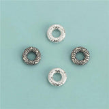 925 Sterling Silver Auspicious Clouds Separator Beads Jewelry