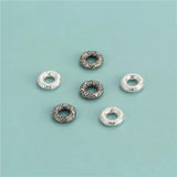 925 Sterling Silver Auspicious Clouds Separator Beads Jewelry