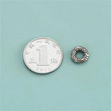 925 Sterling Silver Auspicious Clouds Separator Beads Jewelry