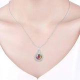 Temperature Sensing Pendant Hollow Flower Necklace