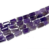 Natural Stone Purple Amethyst Cylinder Gemstone Beads for DIY Jewelry Making