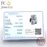 925 Sterling Silver Antique Owl Bead Bracelet Charm
