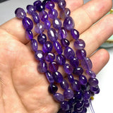 Amethyst 8-10mm Irregular Stone Beads for Jewelry Making