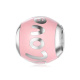 925 Silver Seahorse Dog Pink Love Pendant Charms for Bracelets