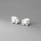 925 Sterling Silver Cubic Rabbit Shape Loose Beads Charms for Jewelry Making