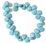 Turquoise Quartz Agate Opal Water Drop Spacer Bead 10*12mm 32pc/lot