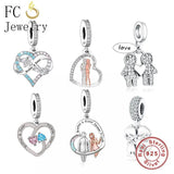 925 Silver Pan Charms Bracelet Bead for Women Berloque