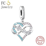 925 Silver Pan Charms Bracelet Bead for Women Berloque