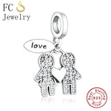 925 Silver Pan Charms Bracelet Bead for Women Berloque