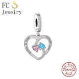 925 Silver Pan Charms Bracelet Bead for Women Berloque