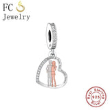 925 Silver Pan Charms Bracelet Bead for Women Berloque
