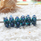 925 Silver Colorful Star Glass Bead for European Bracelet