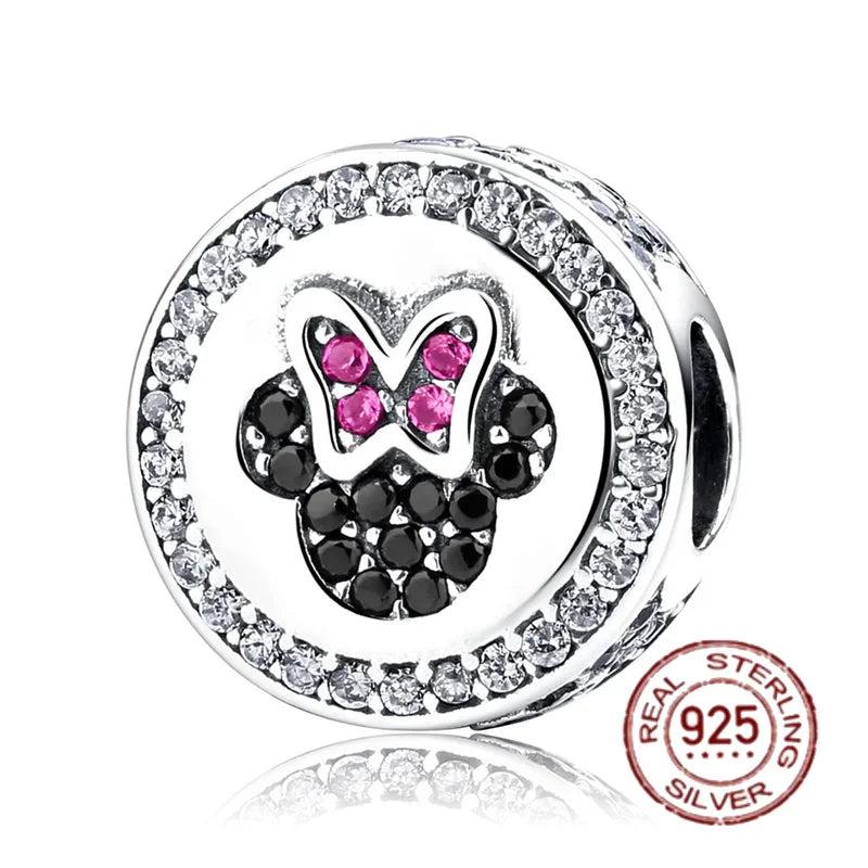 Silver 925 Round Beads Charms for Jewelry Making Women Gift