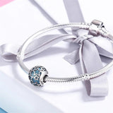 Silver 925 Round Beads Charms for Jewelry Making Women Gift