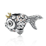 Sterling Silver Ocean Animal Charm Fit Europe Bracelet