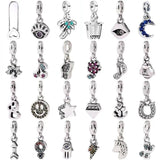 925 Sterling Silver Butterfly Bumblebee Charm Bead