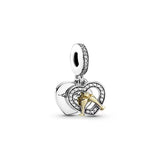Sterling Silver S925 Bracelet with Silver String Beads DIY Pendant