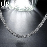 925 Silver 20 Inch 5mm Faucet Chain Necklace Wedding Engagement Party