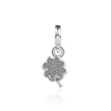 S925 Silver Pendant Charm Ocean Beach Sparkling Beads