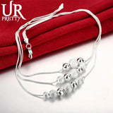 925 Sterling Silver 18 Inch Snake Chain Necklace Wedding Charm Jewelry