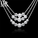 925 Sterling Silver 18 Inch Snake Chain Necklace Wedding Charm Jewelry