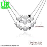 925 Sterling Silver 18 Inch Snake Chain Necklace Wedding Charm Jewelry