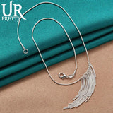 925 Silver Snake Chains Necklace For Party Wedding Charm Jewelry