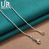 925 Silver Snake Chains Necklace For Party Wedding Charm Jewelry