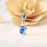 925 Silver Turtle Charm for Bracelet & Necklace - Birthday Gift