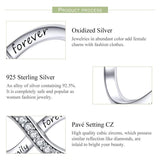 Infinity Love Charms 925 Sterling Silver Necklace Pendant Jewelry DIY