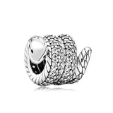Silver Animal Charm Beads for PAN Bracelet Women Jewelry