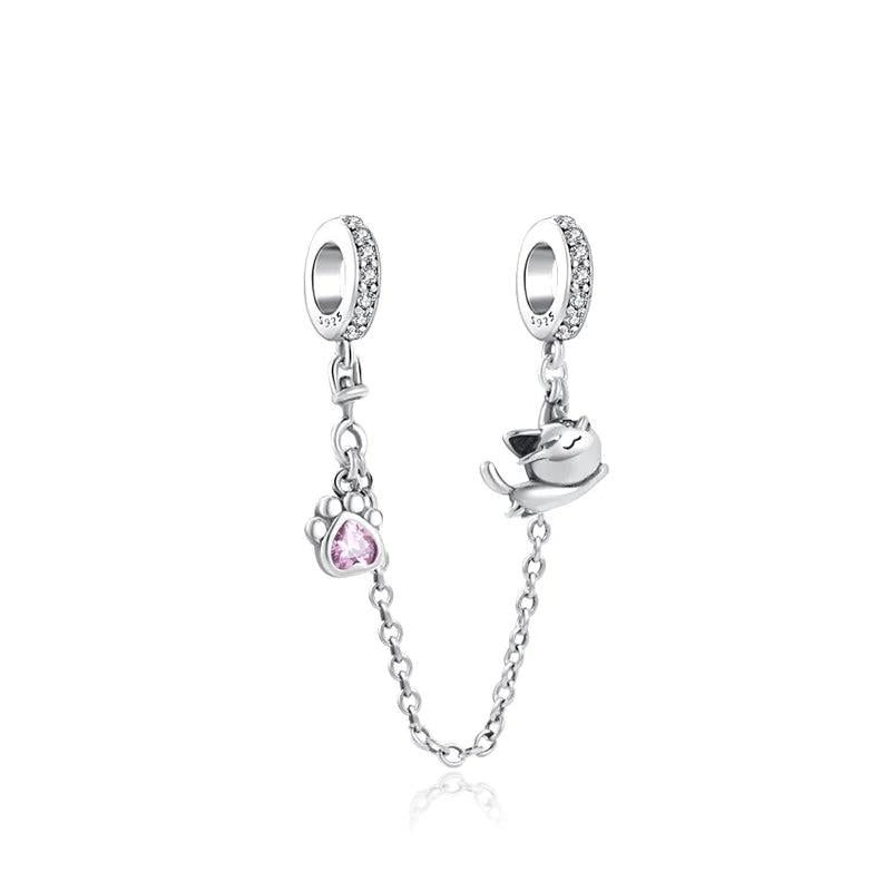 Silver 925 Charm Bead Bracelet For Women A1467