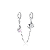 Silver 925 Charm Bead Bracelet For Women A1467