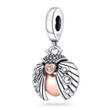 925 Sterling Silver Fits Bracelet Necklace Charm Bead Women Pendant DIY Jewelry