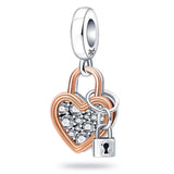 925 Sterling Silver Fits Bracelet Necklace Charm Bead Women Pendant DIY Jewelry