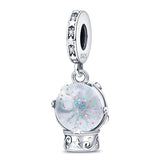 925 Sterling Silver Fits Bracelet Necklace Charm Bead Women Pendant DIY Jewelry