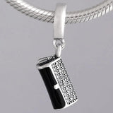 Enamel Clutch Bag With Crystal Pendant Beads